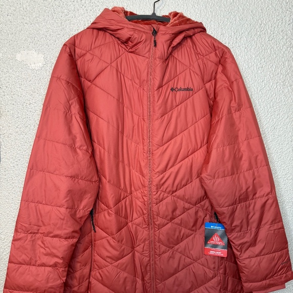 Columbia Heavenly Long Hooded Jacket - Picture 1 of 3